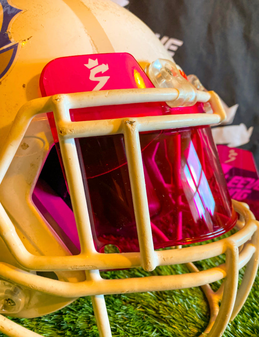 Pink Football Visors Sleeve King Athletics