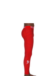 RED FULL ONE LEG LEGGINGS