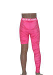 PINK STRIPES FULL ONE LEG LEGGINGS