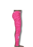 PINK STRIPES FULL ONE LEG LEGGINGS