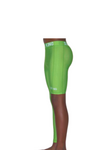 LIME GREEN SOLID FULL ONE LEG LEGGINGS