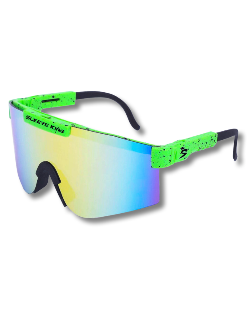 NEON GREEN SPORTS SHADES