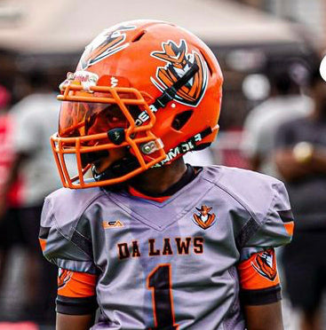 Orange Crush Football Visors – Sleeve King Athletics